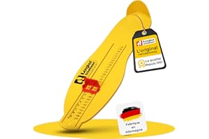 Langlauf Schuhbedarf Mesureur de pieds pour enfants - Mesureur de pieds pour déterminer les pointures enfants - femmes - hommes - Mesureur de pointures enfants - Mesureur de pieds tailles UE