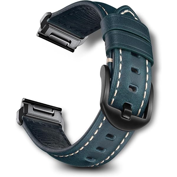 Abanen Bracelet de montre en cuir à ajustement rapide de 22 mm pour Garmin Fenix 8 / epix Pro/Tactix 8 (47 mm), en fibre de cuir avec coutures de doublure en silicone Abanen Bracelet de montre en cuir à ajustement rapide de 22 mm pour Garmin Fenix 8 / epix Pro/Tactix 8 (47 mm), en fibre de cuir avec coutures de doublure en silicone