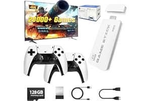 ASTEKID 2025 Retro Konsole mit über 20.000 Spielen, 23 Emulatoren, 4K HDMI Plug & Play Spielkonsole mit 2.4GHz Wireless Controllern mit Schalter, Unterstützt TV & Projektor (G2)