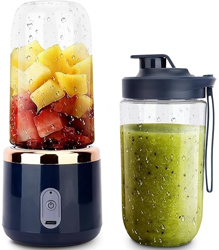 Mixer Smoothie Maker to Go Glas Draagbare Mini Blender 400ml