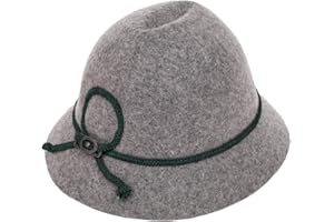 Isar-Trachten Hut für Kinder - Filz-Hut mit Kordel zu Lederhose Trachtenhemd Oktoberfest Kirchweih