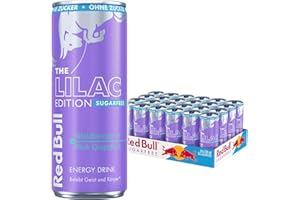 ‎RED BULL Red Bull Energy Drink Lilac Edition (Sugarfree) - 24er Palette Dosen - Getränke mit Waldmeister Pink Grapefruit Geschmack, EINWEG (24 x 250 ml)