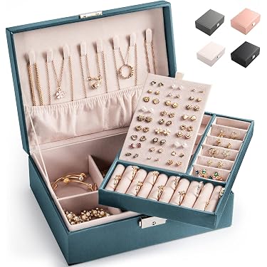 12pcs Scatole Di Gioielli Semplici Confezione Regalo Di San Valentino Per Bracciali Collana Orecchini Anello Confezione Display Scatola Di