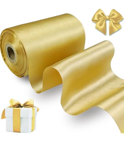 Dekoband David Petrol Gold 3m X 40mm – Formstabil, Glänzend, Für Geschenke & Weihnachtsdeko
