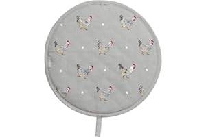 Sophie Allport Hob Cover Round - Chickens