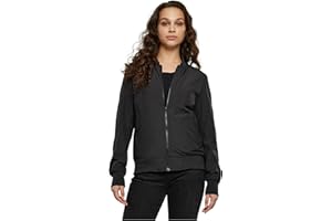 URBAN CLASSICS Chaqueta Bomber para Mujer con Bolsillos, Chaqueta Entretiempo otoño y primavera, Cazadora Acolchada de Corte Old School