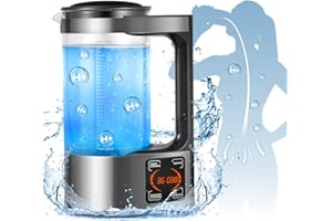 Bottiglia d'acqua a idrogeno, MINENICE Portatile Grande Macchina Acqua Ricco d'Idrogeno Generatore di Acqua Idrogenata con Display LED e Termostato per Uso Case e Aziende