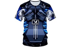 XKYDYF Hommes 3D Imprimé T-Shirts Kazakhstan Mustang Moteur Engine 3D Tshirt Ford Mustang Ford Mustang Accessories Mustang Build Your Own Engine V8 T Shirt