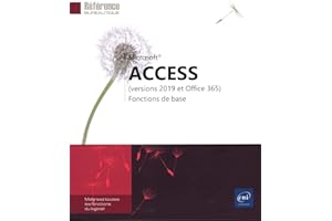 Access (versions 2019 et Office 365) - Fonctions de base