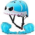 KAYMAN Kids Bike Helmet age 3 to 12, Adjustable Safety Gear for Boys and Girls, Suited to Scooter, Cycling, Skateboard & Roller Skating - Protection for Boys & Girls