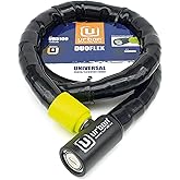 URBAN UR5100 Motorcycle and Bicycle Lock, Reinforced Steel Cable with Articulated Shielding, Very Flexible Easy to Carry, Hig