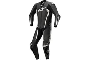 ‎ALPINESTARS Alpinestars Missile V2 1-Teiler Motorrad Lederkombi, schwarz/weiß, 52