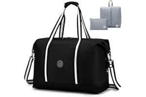 SPAHER Duża Torba Podróżna 55x40x23 Lufthansa TUI Airways Torba na Bagaż Podręczny Wodoodporna Torba Kabinowa Składana Torba Sportowa Weekendowa dla Mężczyzn i Kobiet z Torbą na Buty