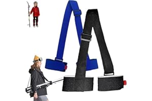 ARTSIM Skimate - Skimate Courroies de Ski, Courroies de Transport de Ski, Courroies de Portage de Ski, Courroies de Fixation de Snowboard, Courroies d'épaule réglables