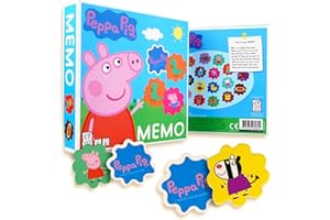 Barbo Toys Peppa Pig Memory Spiel für Kinder ab 3 Jahren - Kinder Kartenspiel mit 36 Karten - Pädagogische Kinderspiele - Offizielles Peppa Wutz Spielzeug
