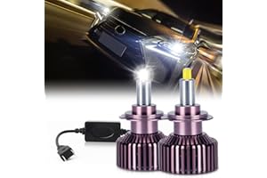 OPL5 H7 LED Headlight Bulb, 360 Degree Uniform Lighting 10000LM 70W Super Bright 6000K Cool White H7 LED Bulbs, All in one H7 LED Canbus Car Headlight Conversion Kit (2 PCS)