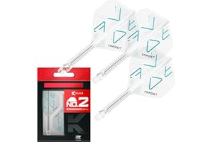 ‎TARGET DARTS Target Darts K-Flex Rove Dart-Flights und Schäfte, No. 2/No. 6 | 3er-Set K-Flex mit integriertem Flight und Schaft, All-in-one-Schaft – erhältlich in den Längen Short, Intermediate und Medium