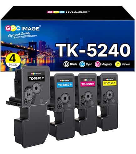 Supply Guy TK-5240 Toner Kompatibel mit Kyocera TK-5240K TK-5240C TK-5240M TK-5240Y für Kyocera ECOSYS M5526cdw ECOSYS M5526cdn ECOSYS P5026cdw ECOSYS P5026cdn Multipack 4 Toner M5526cdw M5526cdn