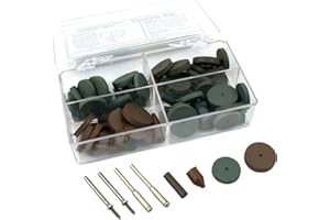 CRATEX Rubberized Abrasive Introductory Set - Mfr #: #777 Diameter: 5/8",7/8",1",1/4",9/32",3/8" Length: 7/8",1",5/8" Package Qty: 76