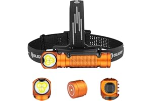 OLIGHT Perun 3 Ładowalna latarka czołowa LED, superjasna latarka czołowa 3000 lumenów z 7 trybami oświetlenia, czujnikiem, czerwonym na głowę
