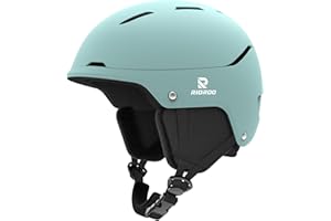 RIOROO Casco Sci Uomo Donna Giovanili,Casco Snowboard con Sfiato Regolabili Compatibile con Occhiali da Sci Disponibile per Gli Sport Sulla Neve Snowboard Snowmobile Sci Antivento.