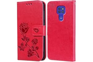 BIIULHCI Etui na telefon komórkowy Motorola Moto E7 Plus/G9 Play, etui na telefon komórkowy do Moto E7 Plus/G9 Play, skórzany pokrowiec na telefon komórkowy z przegródkami na karty, funkcja składanego etui