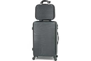CELIMS Valigia da viaggio 65 cm e beauty case, 65cm & Vanity