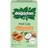 Doğadan Yeşil &Ccedil;ay Papaya & Hindistan Cevizli (18'li)
