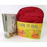 Learn to Read in CAPITAL Letters and Lowercase: 9 children's books with a free backpack: 10