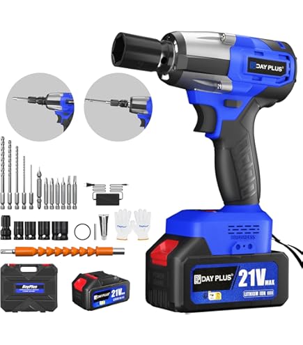 Avvitatore A Impulsi Brushless 1000Nm - 21V Con 2 Batterie 4.0Ah, 5 Bussole Per Auto E Casa - Foto 9