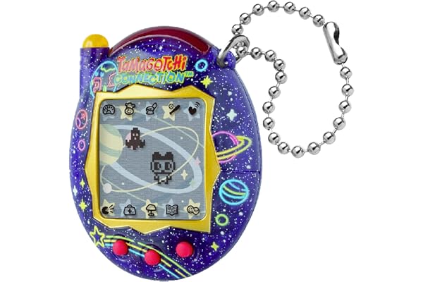 Bandai - Tamagotchi Connection Neon Planet – Animal Virtuel Interactif avec Connexion Infra-Rouge – Grand Écran en français – 6 Mini-Jeux – 50 Personnages à Débloquer - Jouet Enfant 6 ans et + - 44028
