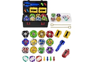 Wotean 12 Peonzas De Batalla, 3 Lanzadores, 1 Asa, 3 Anillos Centrales Y 4 Bases, Juguete, Regalo De Cumpleaños, AA