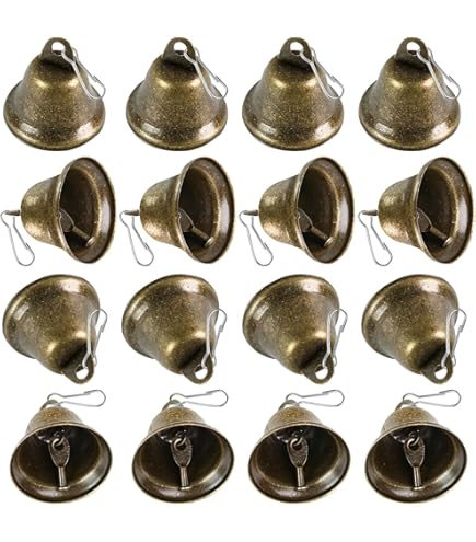 Campane Decorative In Bronzo - 36 Pezzi 42 Mm - Per Decorazioni Natalizie, Fai Da Te, Matrimoni - Stile Vintage - Foto 6