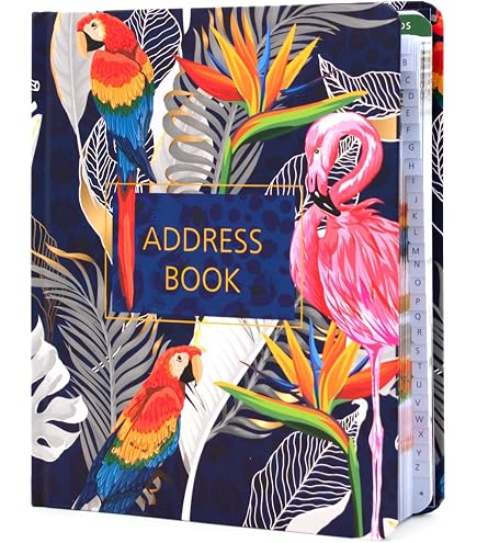 Paper&you® Livre De Mots De Passe A6+ Avec Onglet A-Z « Dainty Flower » - Gestionnaire Mots De Passe 320 Entrées