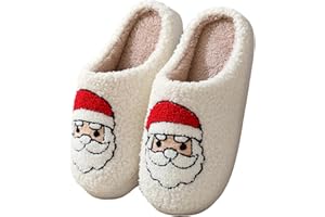 bolukets Fluffy Slippers For Women Men Warm Cozy Plush Fuzzy Cushion Slippers Slip-on House Slippers for Indoor and Outdoor
