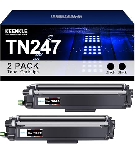 Cartouches Toner Compatibles Brother TN-247 TN243 - Pack 4 Noir/Cyan/Jaune/Magenta - Pour MFC-L3750CDW, DCP-L3550CDW