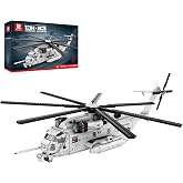 Reobrix CH-53 Helikopter Yapı Seti Askeri U&ccedil;ak Model Oyuncak 2193PCS 14+ | Erkekler i&ccedil;in U&ccedil;ak Model Kiti, Erkek &Ccedil;ocuk 14+, Ye