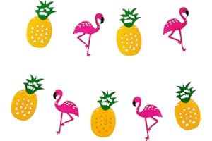 OBLIQUE UNIQUE Oblique-Unique® Girlande Flamingo Ananas Hawaii Sonne Sommer Spaß - Party Dekoration