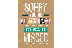 Piccadilly Greetings Nowoczesna duża karta pozostawiająca - 30 x 23 cm, zielona