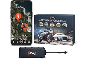 PAJ GPS PAJ Motorcycle and Vehicle Mini GPS Tracker - 4G - Direct connection 9-75 V, Live location via app, Alarm messages