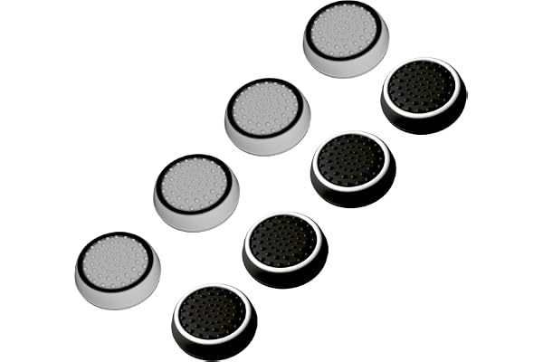 MatoSan® Set de Cubiertas de Silicona para Stick – Compatible con mandos PS5 y PS4 – Mejora de Agarre y Protección – Accesorios para Controladores Gaming (8 Piezas)