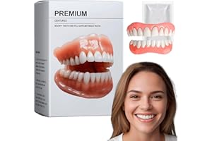 KASITUOER Upgraded Hidone Premium Denture New 2025 Neslemy Hidone Premium Advanced Customized Full Denture Set, Soft Silicone Reline, Natural-Looking Teeth, Comfort-Fit, Waterproof & Lightweight (1 Set)