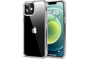 HOOMIL Coque pour iPhone 12/iPhone 12 Pro 6,1 Pouces, Anti-Jaunissement Antichoc, Étui Housse Téléphone Transparente - Crystal Clear