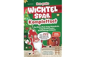 Das große Wichtelspaß Komplettset – Das Wichtel Buch: fertige Wichtelbriefe, lustige Streiche, kreative Bastelanleitungen & mehr: Einfach und schnell unvergessliche Kindheitserinnerungen schaffen