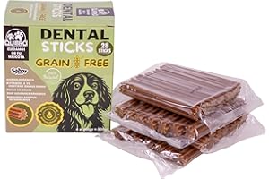 Quibropets Sticks Dentales Naturales para Perros – Pack de 28 | Sin Cereales, Apto para Perros Sensibles