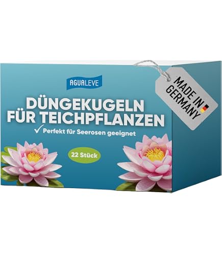waterworld-berlin 60 Stck XXL Dngekugeln ca. 2 cm Durchmesser  Pflanzendnger fr den Teich/Teichpflanzen Dnger Eisendnger behandelt z.  B. fr Seerosen : Amazon.de: Garten