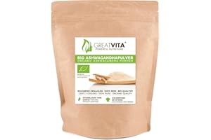‎MEA VITA GreatVita Bio Ashwagandha Pulver, 400g, ohne Zusätze