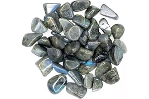 GENERICO CRIGEMA - Pietre levigate minerali naturali Cristalloterapia e Reiki cristalli - pietra singola 18-25 mm (LABRADORITE)