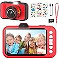Kids Camera uleway Digital Camera with Selfie 48MP 1080P High HD 3.5-Inch Big Screen Foto Camera Video Camcorder with 32GB Card Children Camera Birthday Christmas Toys Gifts for 3-12 Years Boys Girls