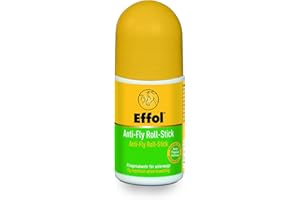 Effol Anti-Fly Repelente Rollo Palo Equino Caballo Volar, Control de PIOJO e Insectos - Verde, 50 ml